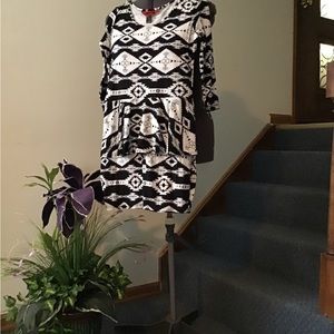 Dress with peplum - mini dress